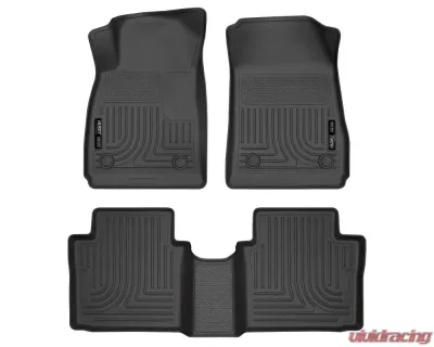 Husky Liners WeatherBeater Floor Liners Front & 2nd Row Black 14-15 Chevy Impala - 99101