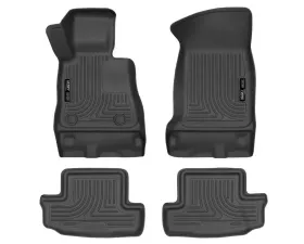 Husky Liners Front & 2nd Seat Floor Liners Black for 16-18 Camaro
