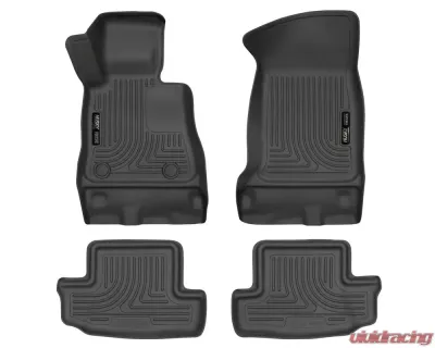 Husky Liners Front & 2nd Seat Floor Liners Black for 16-18 Camaro - 99121