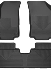 Husky Liners 99131 Front & 2nd Seat Floor Liners Black for 2018 Chevy Equinox                                     - 99131 - Image 3