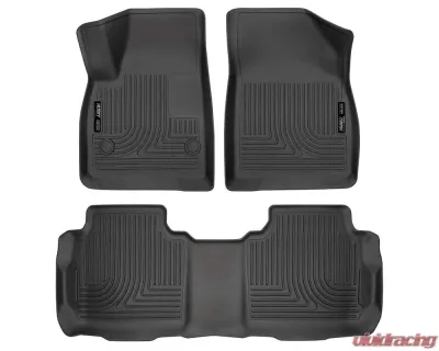 Husky Liners WeatherBeater Black Floor Liners for 2017 Cadillac XT5/GMC Acadia Front & 2nd Row - 99141