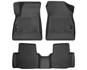 Husky Liners Front & 2nd Seat Floor Liners for 16-17 Chevy Cruze, Black