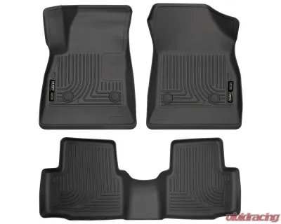 Husky Liners Front & 2nd Seat Floor Liners for 16-17 Chevy Cruze, Black - 99161