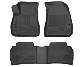 Husky Liners Front & 2nd Seat Floor Liners Black for 16-18 Chevy Malibu