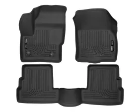Husky Liners WeatherBeater Floor Liners Front & 2nd Row Black 2015 MKC