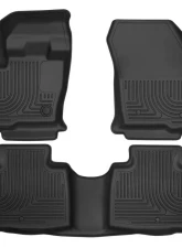 Husky Liners Black WeatherBeater Floor Liners for 2016 Lincoln MKX Front & 2nd Row                                     - 99311 - Image 3
