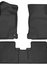 Husky Liners WeatherBeater Floor Liners Front & 2nd Row Black 14-15 Honda Civic                                     - 99441 - Image 3