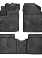 Husky Liners WeatherBeater Floor Liners Black for 12-15 Toyota Prius Plug-In                                     - 98931 - Image 3