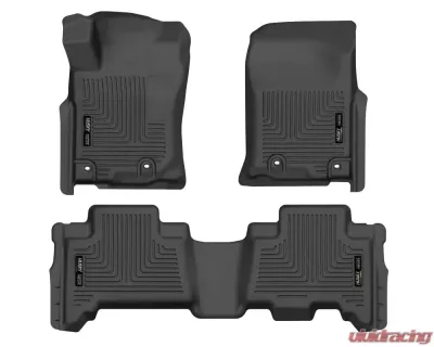 Husky Liners WeatherBeater Floor Liners Black Front & 2nd Row 2013+ Lexus GX460, Toyota 4Runner - 99571