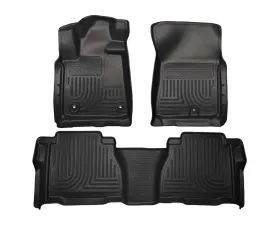 Husky Liners WeatherBeater Floor Liners Black for 12-13 Tundra Front & 2nd Row