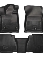 Husky Liners WeatherBeater Floor Liners Black for 12-13 Tundra Front & 2nd Row                                     - 99591 - Image 3