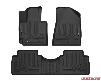 Husky Liners 14-18 Kia Soul Front & 2nd Seat Floor Liners, Black - 99611