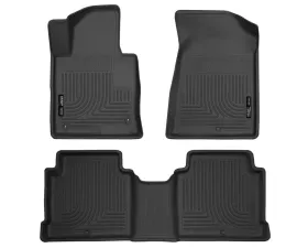 Husky Liners WeatherBeater Floor Liners Black Front & 2nd Row 2015 Sonata