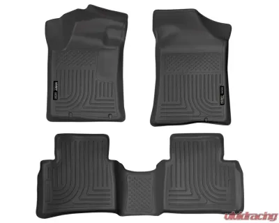 Husky Liners WeatherBeater Floor Liners Black for 13-15 Nissan Altima - 99641