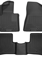 Husky Liners WeatherBeater Floor Liners Black for 2016 Hyundai Tucson Front & 2nd Row                                     - 99681 - Image 3