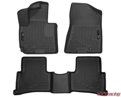 Husky Liners WeatherBeater Floor Liners Black for 2016 Hyundai Tucson Front & 2nd Row - 99681