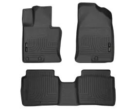 Husky Liners WeatherBeater Floor Liners Front & 2nd Row 11-15 Kia Optima Black