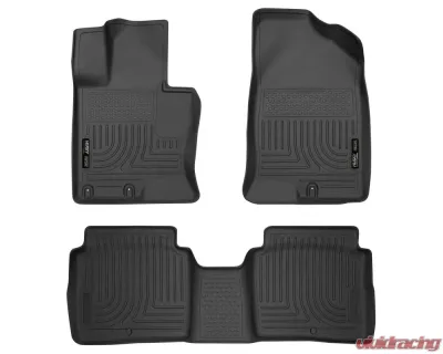 Husky Liners WeatherBeater Floor Liners Front & 2nd Row 11-15 Kia Optima Black - 99691