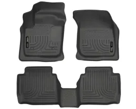 Husky Liners WeatherBeater Floor Liners Black for 13-15 Fusion/MKZ Front & 2nd Row