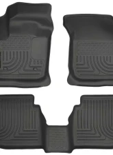 Husky Liners WeatherBeater Floor Liners Black for 13-15 Fusion/MKZ Front & 2nd Row                                     - 99751 - Image 3