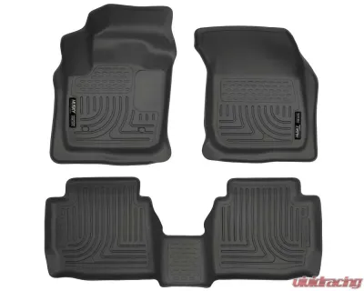 Husky Liners WeatherBeater Floor Liners Black for 13-15 Fusion/MKZ Front & 2nd Row - 99751