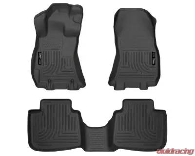 Husky Liners WeatherBeater Floor Liners Black Front & 2nd Row 13-14 Subaru Legacy/Outback - 99841