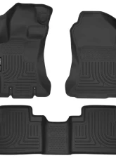 Husky Liners WeatherBeater Black Floor Liners for 14-15 Subaru Forester                                     - 99881 - Image 3