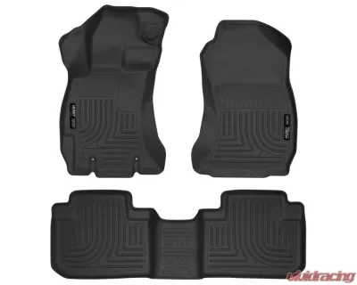 Husky Liners WeatherBeater Black Floor Liners for 14-15 Subaru Forester - 99881
