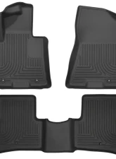 Husky Liners Floor Liners Black for 17-18 Kia Sportage Front & 2nd Seat                                     - 99891 - Image 3
