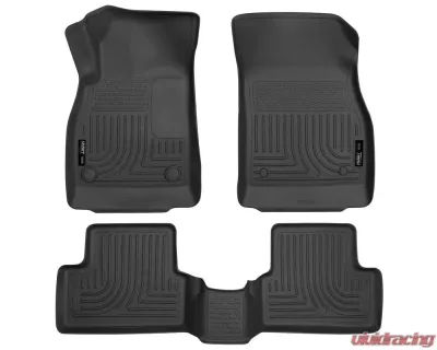Husky Liners Front & 2nd Row WeatherBeater Floor Liners for 11-15 Buick Regal, Black - 98151