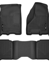 Husky Liners WeatherBeater Floor Liners Black for 09-15 Dodge Ram Crew Cab                                     - 99001 - Image 3