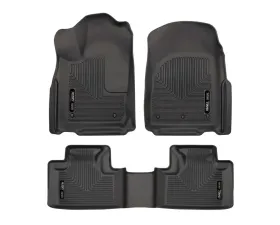 Husky Liners WeatherBeater Floor Liners Black for 11-15 Dodge Durango Front & 2nd Row