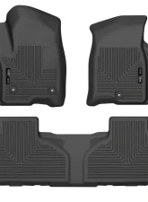 Husky Liners Black WeatherBeater Front & 2nd Seat Floor Liners for 2021+ Chevy Suburban, Tahoe, GMC Yukon, Yukon XL                                     - 99241 - Image 3