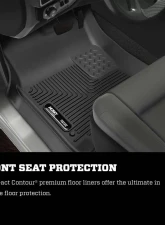 Husky Liners 2nd Seat Floor Liner Black for 02-14 Dodge Ram Quad Cab                                     - 53621 - Image 2
