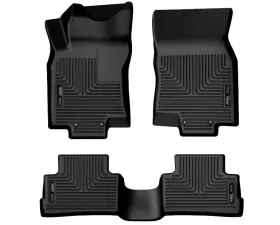 Husky Liners Black Front & 2nd Seat Weatherbeater Floor Liners Nissan Rogue Sport 2017-2022