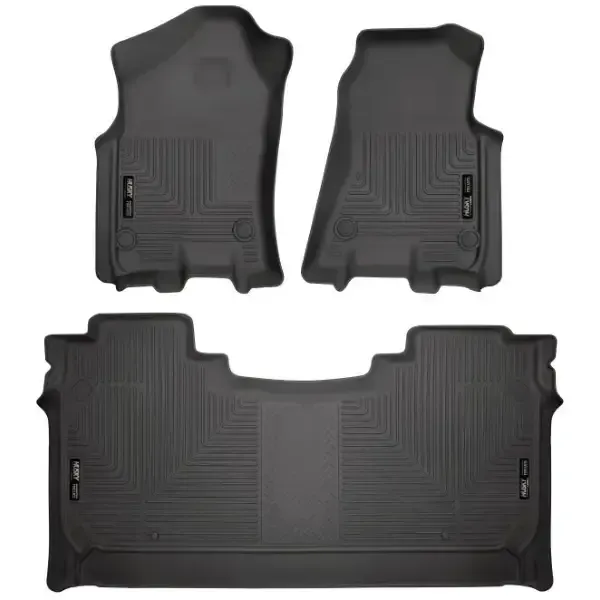 Husky Liners Front & 2nd Seat Weatherbeater Floor Liners Black Dodge Ram 1500 2019-2024 - 94001
