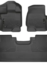 Husky Liners Front & 2nd Seat Weatherbeater Floor Liners Black Ford F-150 2015-2024                                     - 94051 - Image 6