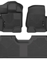 Husky Liners Front & 2nd Seat Weatherbeater Floor Liners Black Ford F-Series 2017-2024                                     - 94061 - Image 6