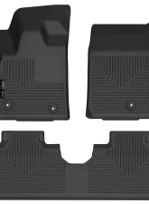 Husky Liners Front & 2nd Seat Weatherbeater Floor Liners Black for Ford Mustang Mach-E 2021-2024                                     - 95071 - Image 6
