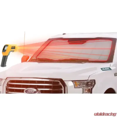 Husky Liners Custom Fit Sunshade for Toyota Sequoia/Tundra 2022-2024, Gray - 97014