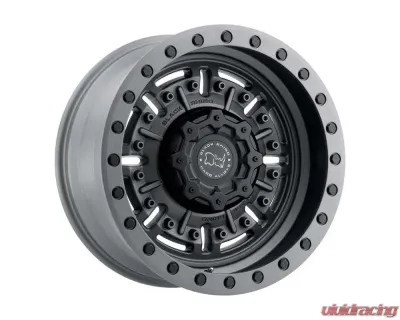 Black Rhino Abrams Wheel 18x9.5 6x5.5 -18mm Textured Matte Gunmetal - 1895ABR-86140G12
