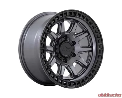 Black Rhino Calico Wheel 20x9 5x5.0 0mm Matte Gunmetal w/Matte Black Lip - BR001AB20905000
