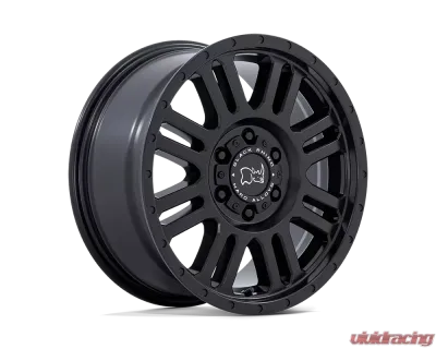 Black Rhino Yellowstone Wheel 16x8 6x130 38mm Matte Black - 1680YWN386130M84