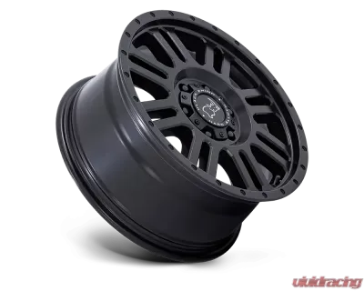 Black Rhino Yellowstone Wheel 16x8 6x130 38mm Matte Black - 1680YWN386130M84