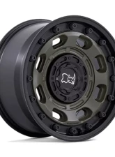 Black Rhino Atlas Wheel 16x8 6x120/6x139.7 -10mm Olive Drab Green w/Black Lip                                     - BR007EB16807810N - Image 2