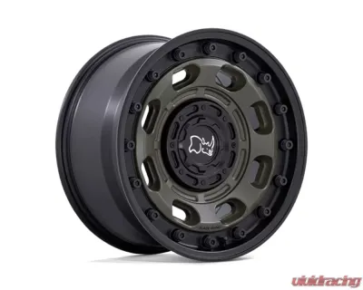 Black Rhino Atlas Wheel 16x8 6x120/6x139.7 -10mm Olive Drab Green w/Black Lip - BR007EB16807810N