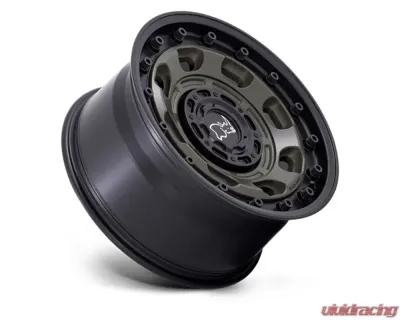 Black Rhino Atlas Wheel 16x8 6x120/6x139.7 -10mm Olive Drab Green w/Black Lip - BR007EB16807810N