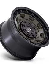 Black Rhino Atlas Wheel 17x8.5 6x135/6x139.7 -10mm Olive Drab Green w/Black Lip                                     - BR007EB17856710N - Image 3