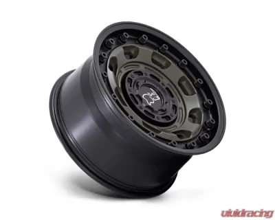 Black Rhino Atlas Wheel 17x8.5 6x135/6x139.7 -10mm Olive Drab Green w/Black Lip - BR007EB17856710N