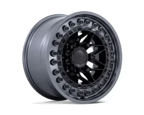 Black Rhino Alpha Wheel 17x9 5x127 | 5x5 0mm Matte Black w/Gunmetal Lip